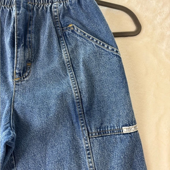 Vintage Cherokee Jeans 8 Women’s Denim Paper Tag barrel elastic 90s Mom Jeans - Picture 5 of 16